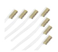tianwandong Strumento di pulizia degli ugelli for stampante 3D, spazzolino da denti in rame, setole in filo di ferro for la pulizia di scorie di saldatura e ruggine(10pcs)