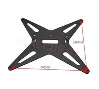 tianwandong Supporto for letto riscaldato CR-10 CR-10S nero, carrello Y, piastra in alluminio anodizzato, spessore 4 mm, puleggia 300X300 CR10