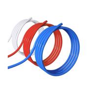 tianwandong Tubo di alimentazione del filamento da 1/3/5M ID2,0mm OD4,0mm 1,75 mm for stampante 3D CR10 ET4 ET5(White Color,1 Meter)