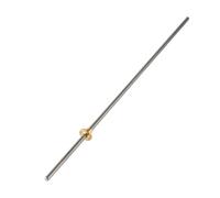 tianwandong Vite filettata trapezoidale in acciaio inossidabile T8 da 8 mm e ottone R for stampante 3D(500mm)