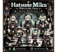 Tianwen Kadokawa Hatsune Miku Mini Figura Scacchi Nera Single Blind Box
