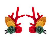 TianWlio Corna di bigiotteria alla moda, regalo per bambini, coppia d'oro, Natale, piccola polvere creativa, una forcina, gioielli fai da te, barca (O, taglia unica)