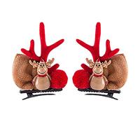 TianWlio Corna di bigiotteria alla moda, regalo per bambini, coppia d'oro, Natale, piccola polvere creativa, una forcina, gioielli fai da te, barca (J, taglia unica)