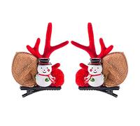 TianWlio Corna di bigiotteria alla moda, regalo per bambini, coppia d'oro, Natale, piccola polvere creativa, una forcina, gioielli fai da te, barca (A, taglia unica)