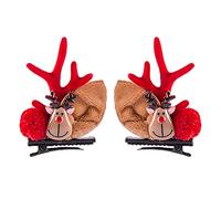 TianWlio Corna di bigiotteria alla moda, regalo per bambini, coppia d'oro, Natale, piccola polvere creativa, una forcina, gioielli fai da te, barca (L, taglia unica)
