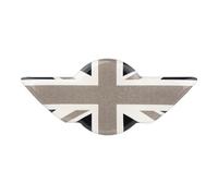 Tianwu03 Adatto for MINI Cooper F55 F56 F57 R55 R57 R58 R59 R60 R61 Accessori interni Adesivo for pannello centrale del volante dell'auto(Gray)