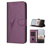 TIANYUE Cover per Honor X6c, PU in Pelle con Wallet Card, Magnetica Flip Custodia con Funzione Supporto per Honor X6c-Viola scuro