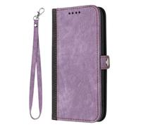 TIANYUE Cover per ZTE nubia Neo 3 5G, Custodia a portafoglio in pelle PU Full Case con [Fibbia laterale], con [Slot per Schede] Custodia per ZTE nubia Neo 3 5G-Viola