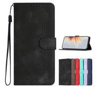 TIANYUE Cover ZTE nubia Neo 3 5G, Flip Custodia Pelle retrò PU, Magnetica Portafoglio con Funzione Supporto Slot Schede Flip Case per ZTE nubia Neo 3 5G-Nero