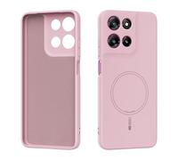 TIANYUE Custodia Magnetica per Motorola Moto G Play 2026, Compatibile con Mag-Safe, Anello Magnetico Incorporato, Custodia Sottile Antishock in Silicone Liquido per Motorola Moto G 5G 2026-Rosa