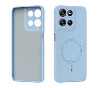 TIANYUE Custodia Magnetica per Motorola Moto G Play 2026, Compatibile con Mag-Safe, Anello Magnetico Incorporato, Custodia Sottile Antishock in Silicone Liquido per Motorola Moto G 5G 2026-Azzurro