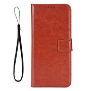 TIANYUE Custodia per Blackview Color 6, Flip Custodia Pelle retrò PU, Magnetica Portafoglio con Funzione Supporto Slot Schede Flip Case per Blackview Color 6-Marrone