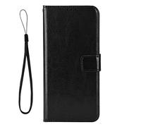 TIANYUE Custodia per Doogee Note 56X, Flip Custodia Pelle retrò PU, Magnetica Portafoglio con Funzione Supporto Slot Schede Flip Case per Doogee Note 56X-Nero