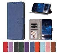 TIANYUE Custodia per Oneplus 13R 5G, custodia retro in pelle PU con slot per schede,con funzione di supporto per Oneplus 13R 5G-Blu scuro