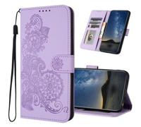TIANYUE custodia ZTE nubia Neo 3 GT 5G, custodia a portafoglio in pelle PU, custodia con motivo Mandala per ZTE nubia Neo 3 GT 5G-Viola
