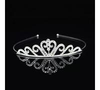 Tiara a base di lega del Rhinestone per le donne e le ragazze che partecipano alle attività correlate al compleanno di nozze e allo spettacolo (17)