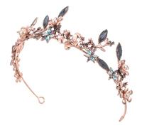 Tiara Barocca Vintage in Cristallo per Chioma da Matrimonio | Stile Chic, Decorazione Leggera e Scintillante per Cerimonie e Feste, Accessorio Portatile