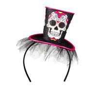 Tiara capellino teschio La Flaca Dia de los Muertos