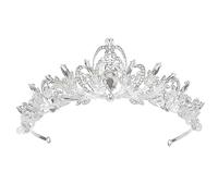 Tiara Corona Di Cristallo, Sposa Cristallo Diadem, Strass Corona Principessa, Corona Tiara Regina, Per Sposa Principessa Donna Bambina Coroncina Pageants Parti Compleanno Corona Tiara, D'Argento
