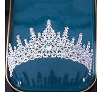 Tiara corona di gioielli per capelli per donne barocche Croona di tiara cristallina multicolore per donne feste di nozze per matrimoni Vintage Bridal Bridal Rhinestone Crown Capelli Accessori per