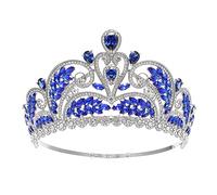 Tiara corona di gioielli per capelli per donne caroque grandi corona di cristallo corona di matrimoni sposa tiara di rinestone accessori per capelli per gioielli per la testa 16mutil