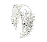 Tiara corona di gioielli per capelli per donne color oro foglia di nozze corona tiara sposa accessori per capelli a cerchio Accessori per donne gioielleria