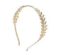 Tiara corona di gioielli per capelli per donne color oro foglia di nozze corona tiara sposa accessori per capelli a cerchio Accessori per donne gioielleria