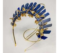 Tiara corona di gioielli per capelli per donne corona di streghe di cristallo nero, corona di cristallo di quarzo fumoso, tiara da sposa alt, goth, tarocchi, faire rinascimentale, tiara fotografica