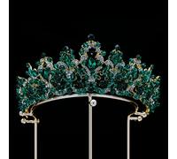 Tiara corona di gioielli per capelli per donne corone di cristalli viola e diademi tiara corona vintage baroccia per donne con la sposa da ballo di pericolo di per capelli per matrimoni (colore: oro