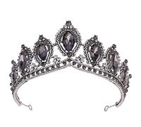 Tiara corona di gioielli per capelli per donne Croona di tiara di cristallo regina per donne feste vintage principessa blu blu strass Accessori per capelli a corona, blu, blu, blu, blu, blu, blu, blu