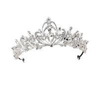 Tiara corona di gioielli per capelli per donne donne criminalità barocca corona vintage corona di strass corona diademi fasce per la testa per matrimoni accessori per capelli da sposa gioielli di moda