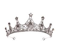 Tiara corona di gioielli per capelli per donne donne criminalità barocca corona vintage corona di strass vintage diademi fasce per la testa per matrimoni per matrimoni accessori per capelli da sposa