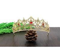 Tiara corona di gioielli per capelli per donne europea europea retta royal britannica capelli corona corona di strass per la festa della corona di capelli Accessori per capelli (colore: corona di