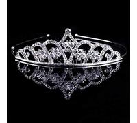 Tiara corona di gioielli per capelli per donne perline di strass in bronzo nera vintage perle di strade da sposa Accessori per capelli corona di capelli corona di cristalli oro spose-mutili