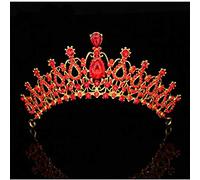 Tiara corona di gioielli per capelli per donne Principessa Queen Crown Diadem Tiara da sposa barocca e corone Accessori per capelli per capelli Chiesa da sposa da sposa (colore: 15)