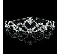 Tiara corona di gioielli per capelli per donne Principessa Queen Crown Diadem Tiara da sposa barocca e corone Accessori per capelli per capelli Chiesa da sposa da sposa (colore: 5)