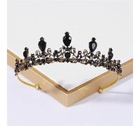 Tiara corona di gioielli per capelli per donne tiara da sposa Nera Simple Ladies Fashion Wedding Crown