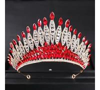 Tiara corona di gioielli per capelli per donne Tiara di rinestia vintage corona fascia per testa del copricapo sposa diadema per matrimoni per matrimoni gioielli di capelli ornamenti di bigio