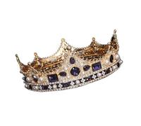 Tiara corona di gioielli per capelli per donne Tiara Vintage Crown Bride Crystal Regina King Crown Mayer Accessori per capelli per capelli da donna Women Men Pageant Prom del ballo, 08-20 * 36 * 55