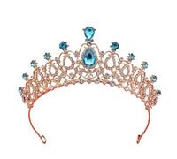 Tiara Corona For Capelli Lega Con Strass Cristallo Moda Bridalcheap Tiara Compleanno Nozze Cerchietto Delicato Confortevole(C5)