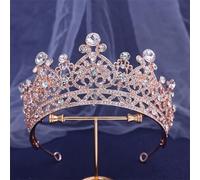 Tiara corona per donne matrimonio principessa abito da sposa festa copricapo accessori di cristallo