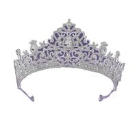 Tiara da donna elegante sposa ragazze corone per compleanni matrimoni partito vestito gioielli accessori, Metallo