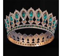 Tiara da donna, rotonda, colorata, accessorio per la sposa