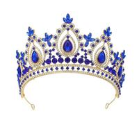 Tiara da sposa con cristalli, corone, fasce per capelli da sera, accessori per matrimoni, Metallo