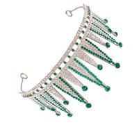 Tiara Da Sposa Di Cristallo Blu Per La Cerimonia Nuziale Corona Donne Della