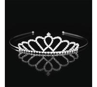 Tiara Di Cristalli Da Principessa Per Bambine - Fascia Per Capelli A Corona Per Bambini, Accessorio Per Capelli Da Festa Di Nozze, Gioielli Alla Moda Per Bambine