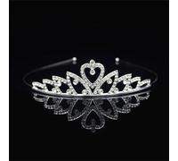 Tiara Di Cristalli Da Principessa Per Bambine - Fascia Per Capelli A Corona Per Bambini, Accessorio Per Capelli Da Festa Di Nozze, Gioielli Alla Moda Per Bambine