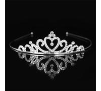 Tiara Di Cristalli Da Principessa Per Bambine - Fascia Per Capelli A Corona Per Bambini, Accessorio Per Capelli Da Festa Di Nozze, Gioielli Alla Moda Per Bambine