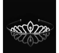 Tiara Di Cristalli Da Principessa Per Bambine - Fascia Per Capelli A Corona Per Bambini, Accessorio Per Capelli Da Festa Di Nozze, Gioielli Alla Moda Per Bambine