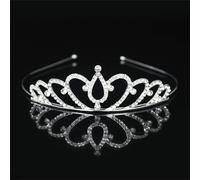 Tiara Di Cristalli Da Principessa Per Bambine - Fascia Per Capelli A Corona Per Bambini, Accessorio Per Capelli Da Festa Di Nozze, Gioielli Alla Moda Per Bambine